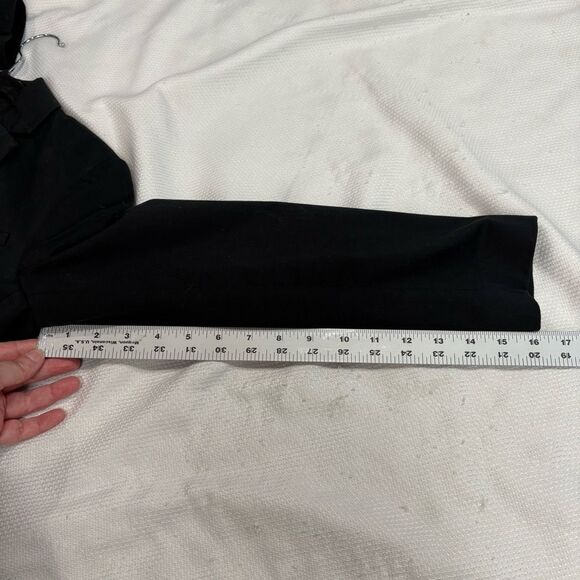 Banana Republic Black Two Button Closure Career Blazer Sz 8 - Picture 6 of 9